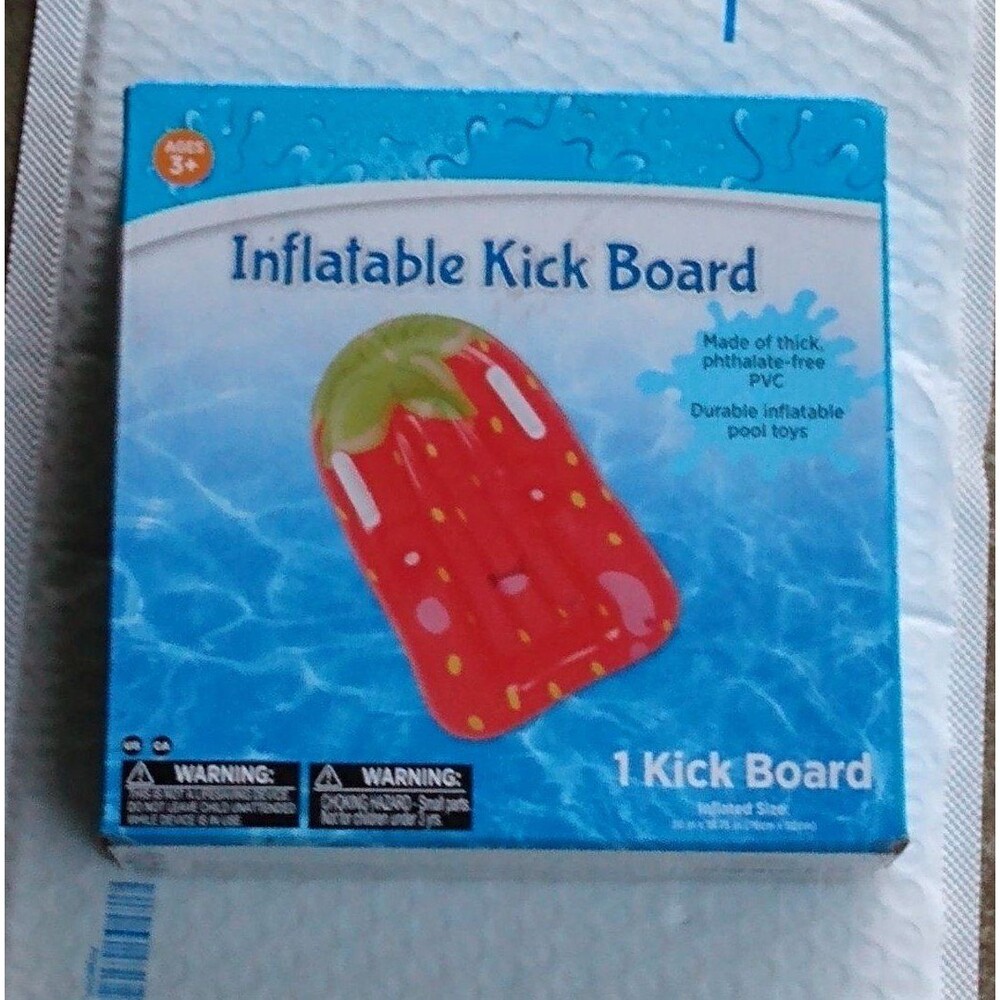 Inflatable pool kick board 30 x 19.75